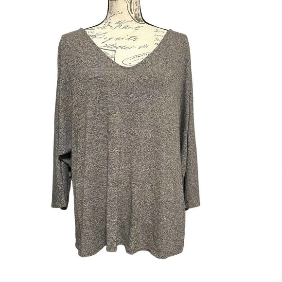 J Jill Wearever Collection Stretch Knit 3/4 Sleeve Tunic Top Size XL - Picture 1 of 5